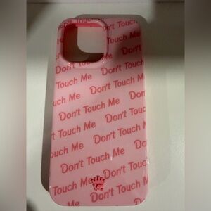 Velvet Caviar Pink 'Don't Touch Me' Phone Case